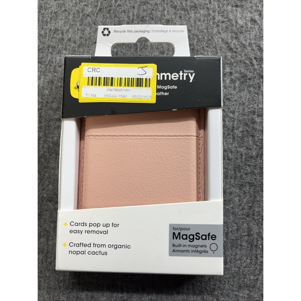 OtterBox Symmetry Series Cactus‎ Leather Wallet with MagSafe - Ballet Blush